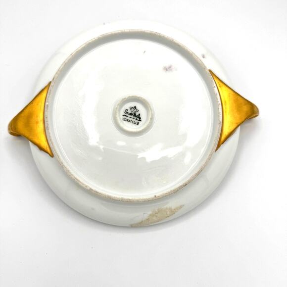 Rosenthal Donatello Vintage Handled Dish with Roses – Gold Trim Floral  Germany - Picture 3 of 4